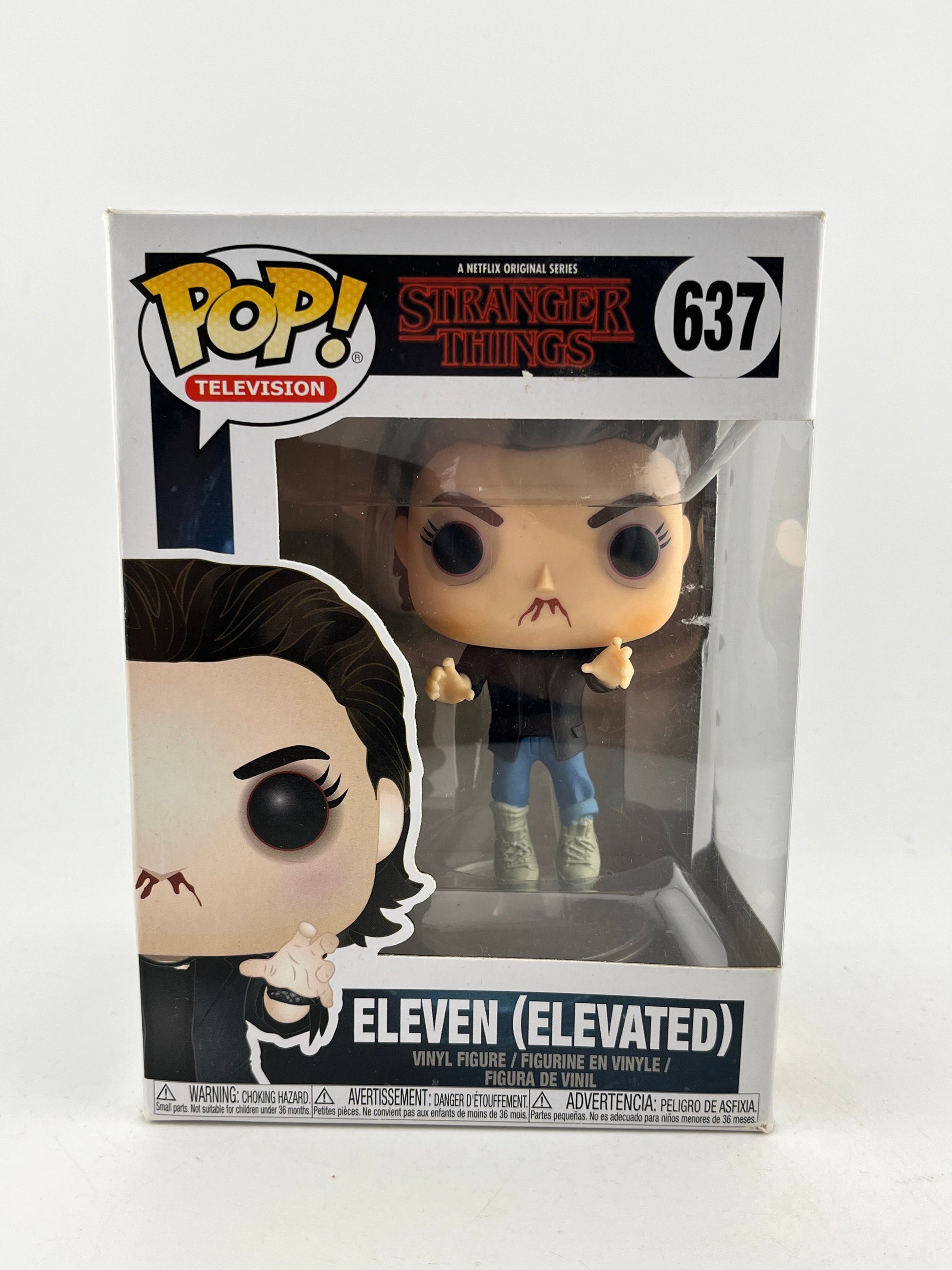 Funko POP! Television Stranger Things - Eleven (Elevated) #637 - Vinyl Collectable FRENLY BRICKS - Open 7 Days