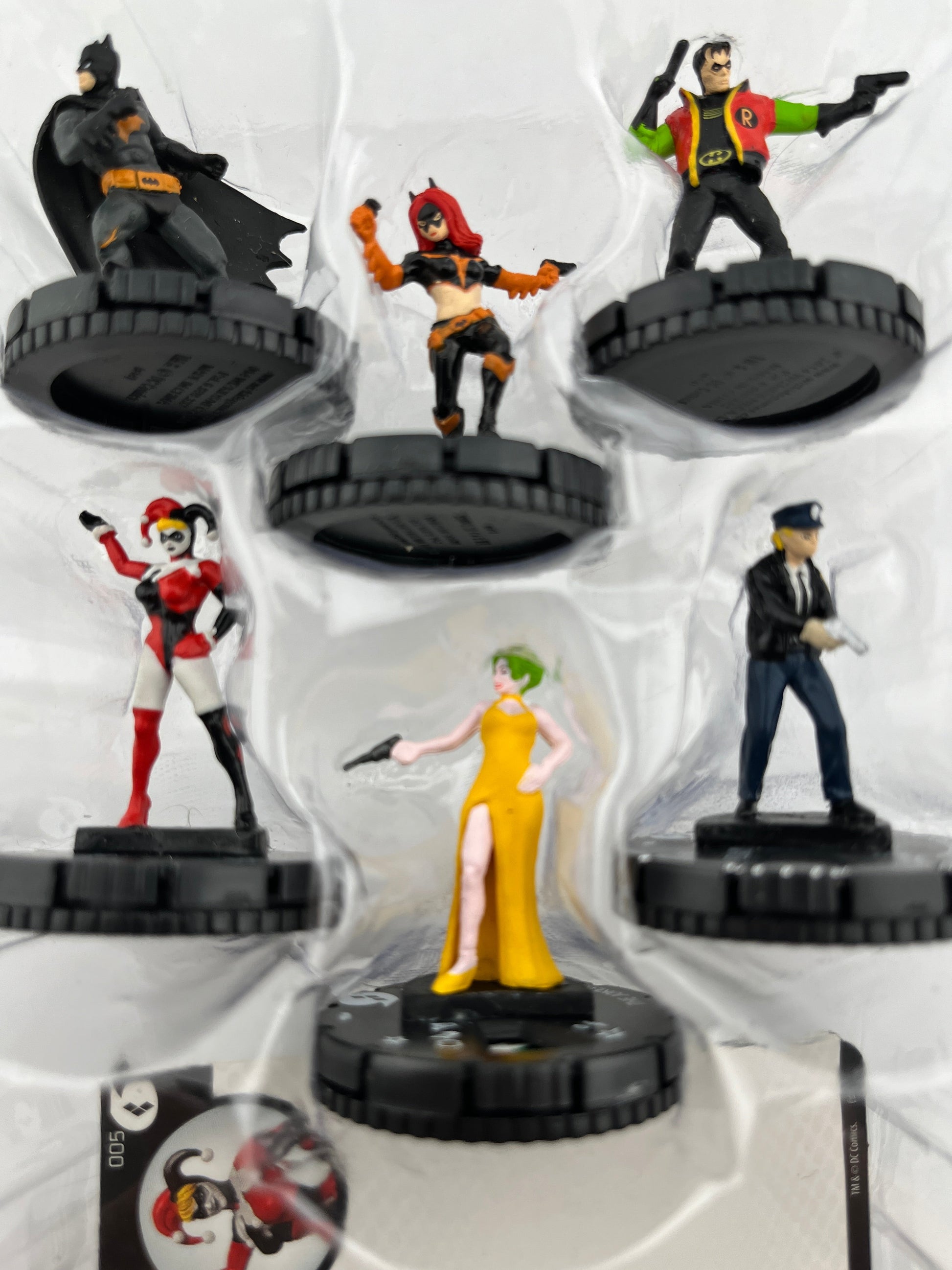 2017 Heroclix Figures: Harley Quinn and the Gotham Girls Fast Forces - No Box - Complete FRENLY BRICKS - Open 7 Days