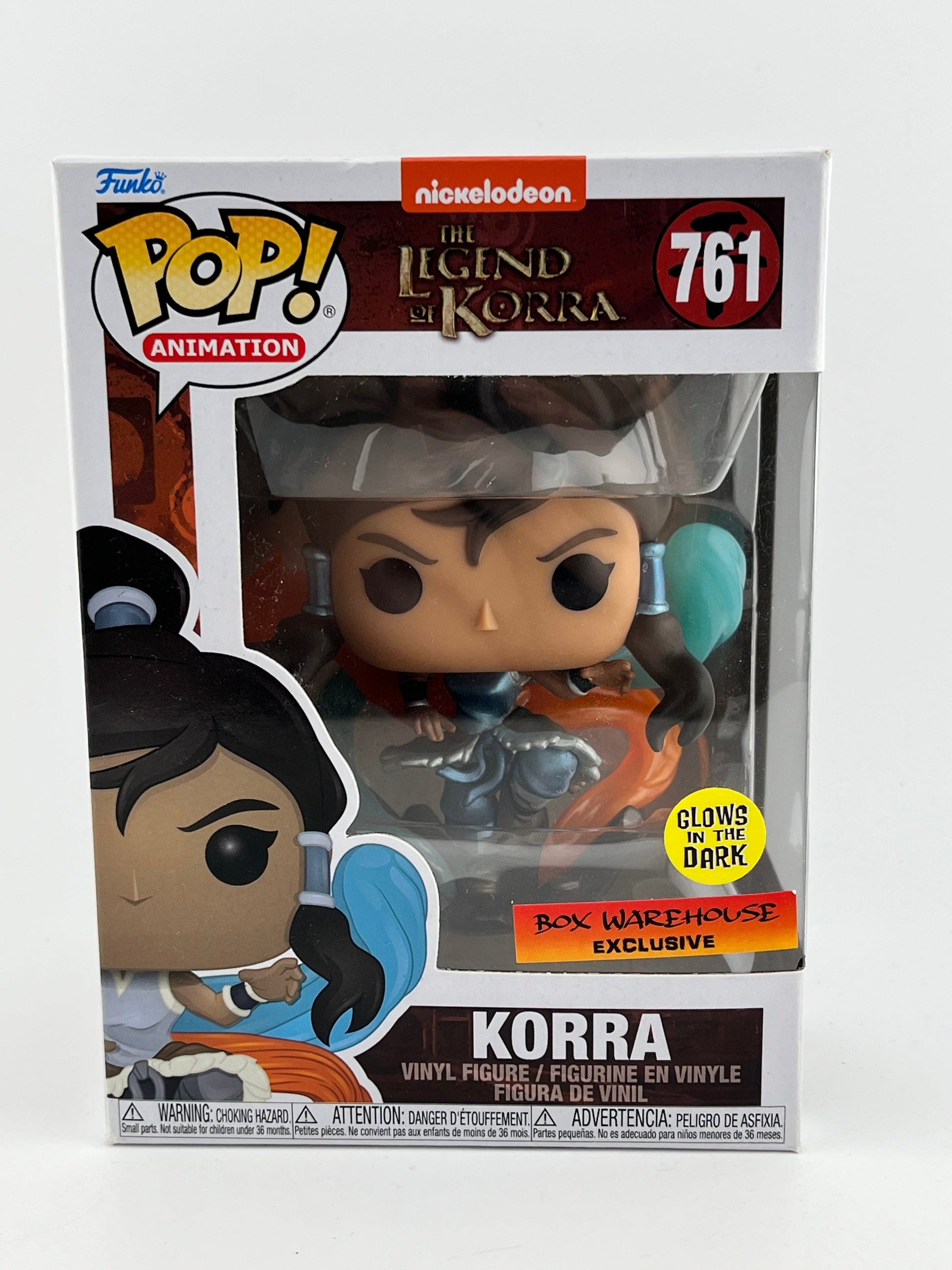 Funko POP! The Legend Of Korra - Korra #761 - Glow In The Dark - Box Wharehouse Exclusive FRENLY BRICKS - Open 7 Days