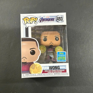 Pop vinyl Wong #493 Marvel 2019  Convention FRENLY BRICKS - Open 7 Days