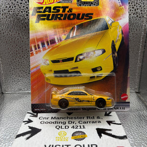 Hotwheels Nissan Skyline Gt-R (BCNR33) FRENLY BRICKS - Open 7 Days