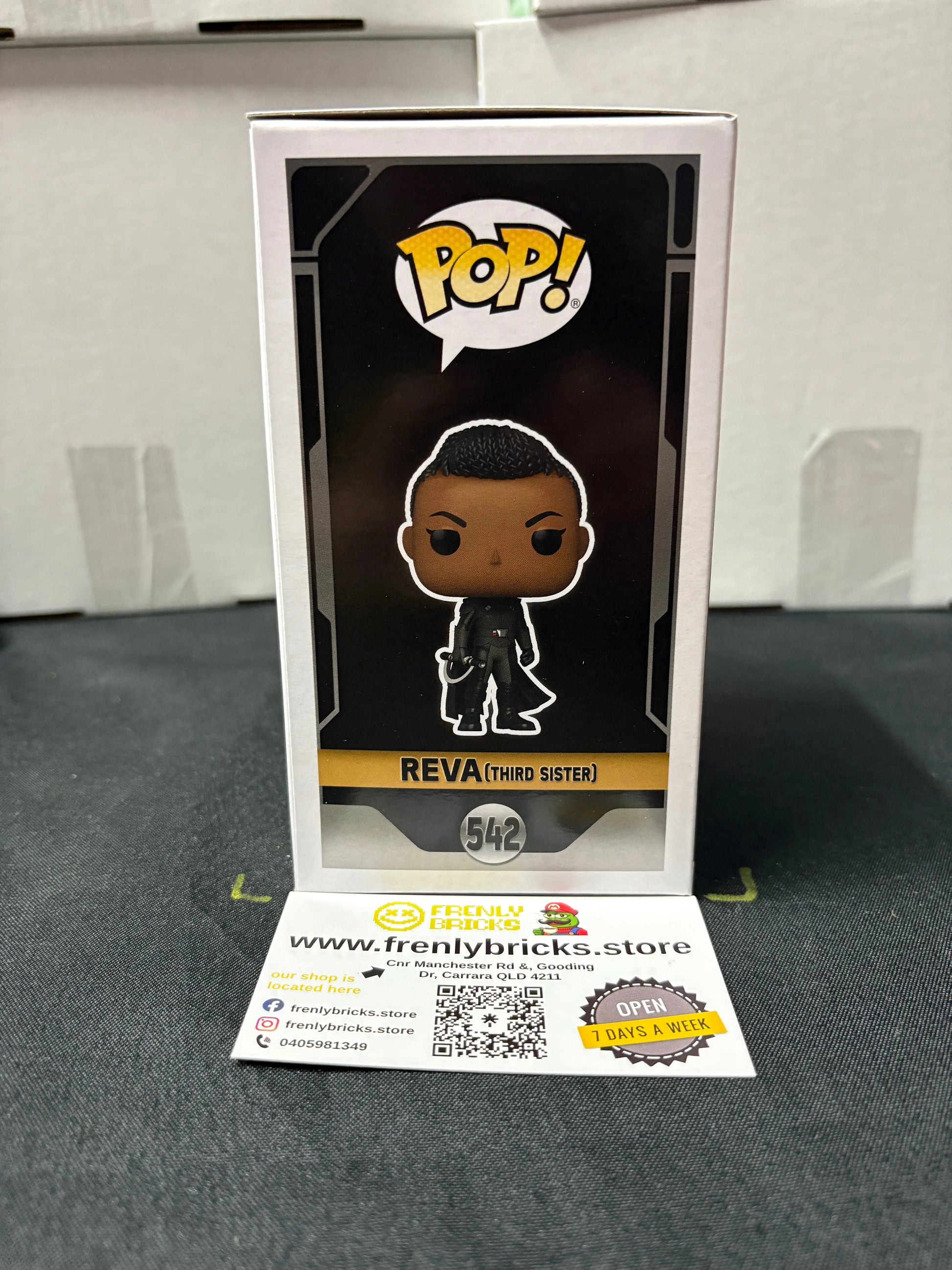FUNKO Pop Vinyl Reva #542 FRENLY BRICKS - Open 7 Days