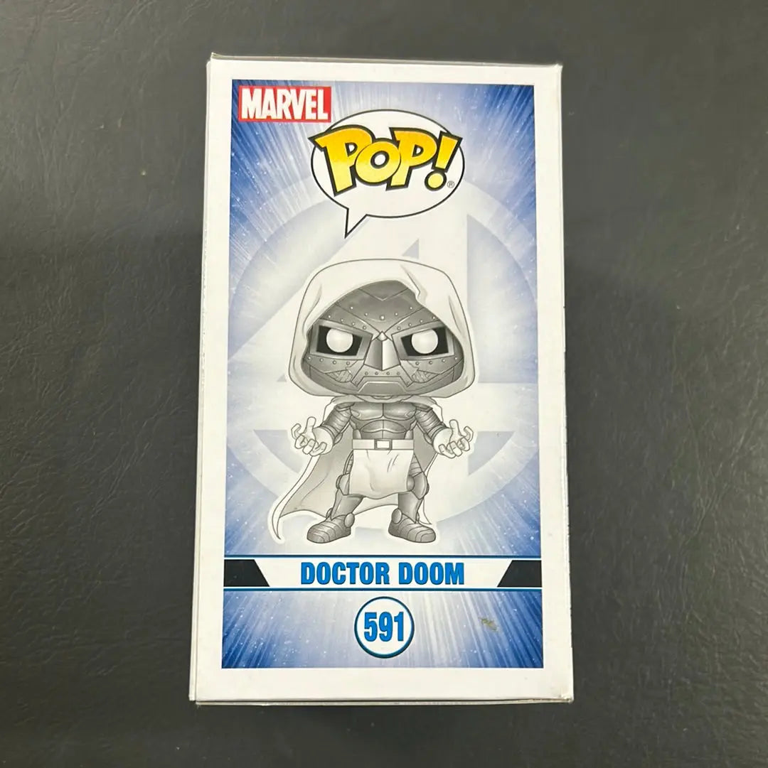 Pop Vinyl #491 Marvel Fantastic Four Doctor Doom FRENLY BRICKS - Open 7 Days