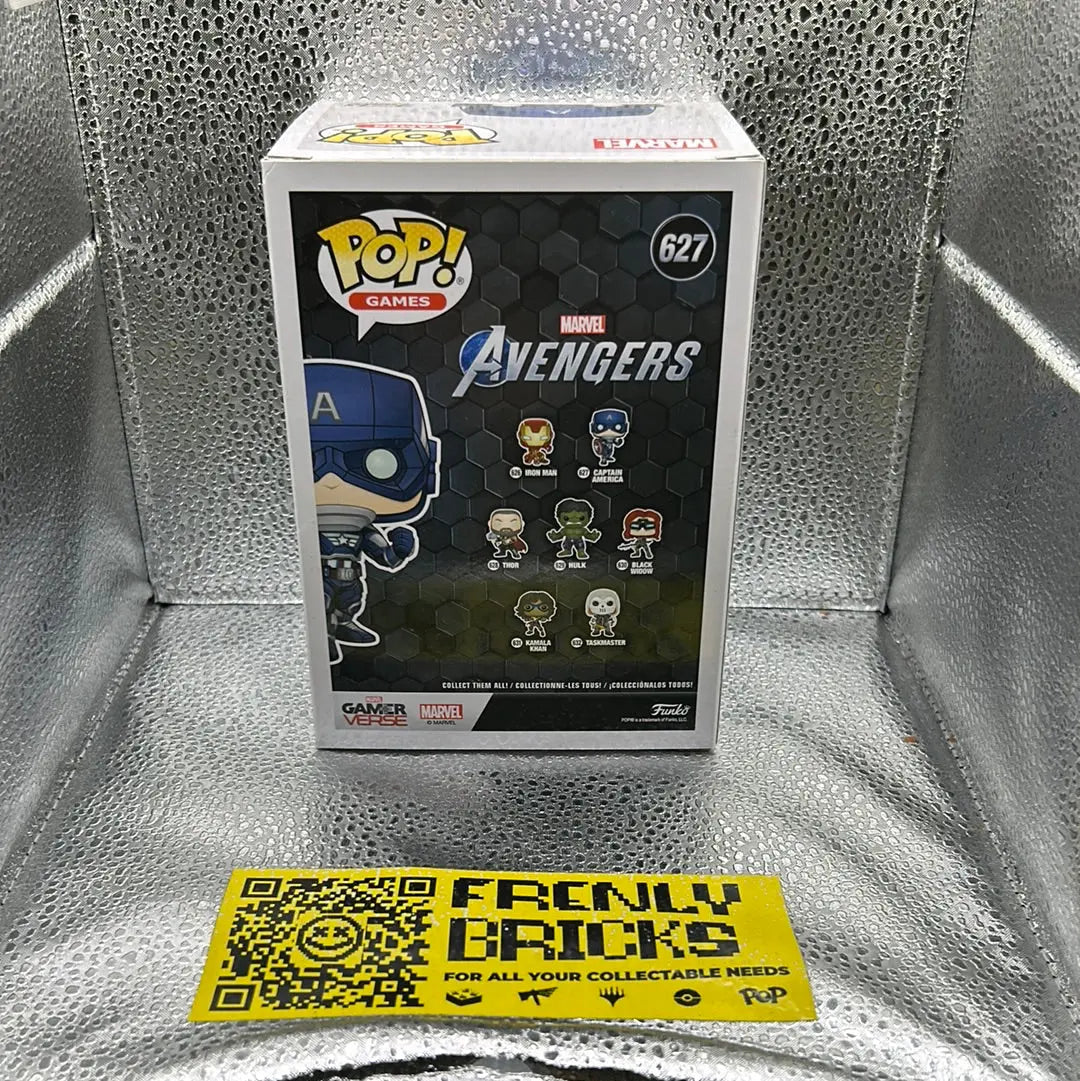 Pop Vinyl Marvel 627 Captain America FRENLY BRICKS - Open 7 Days