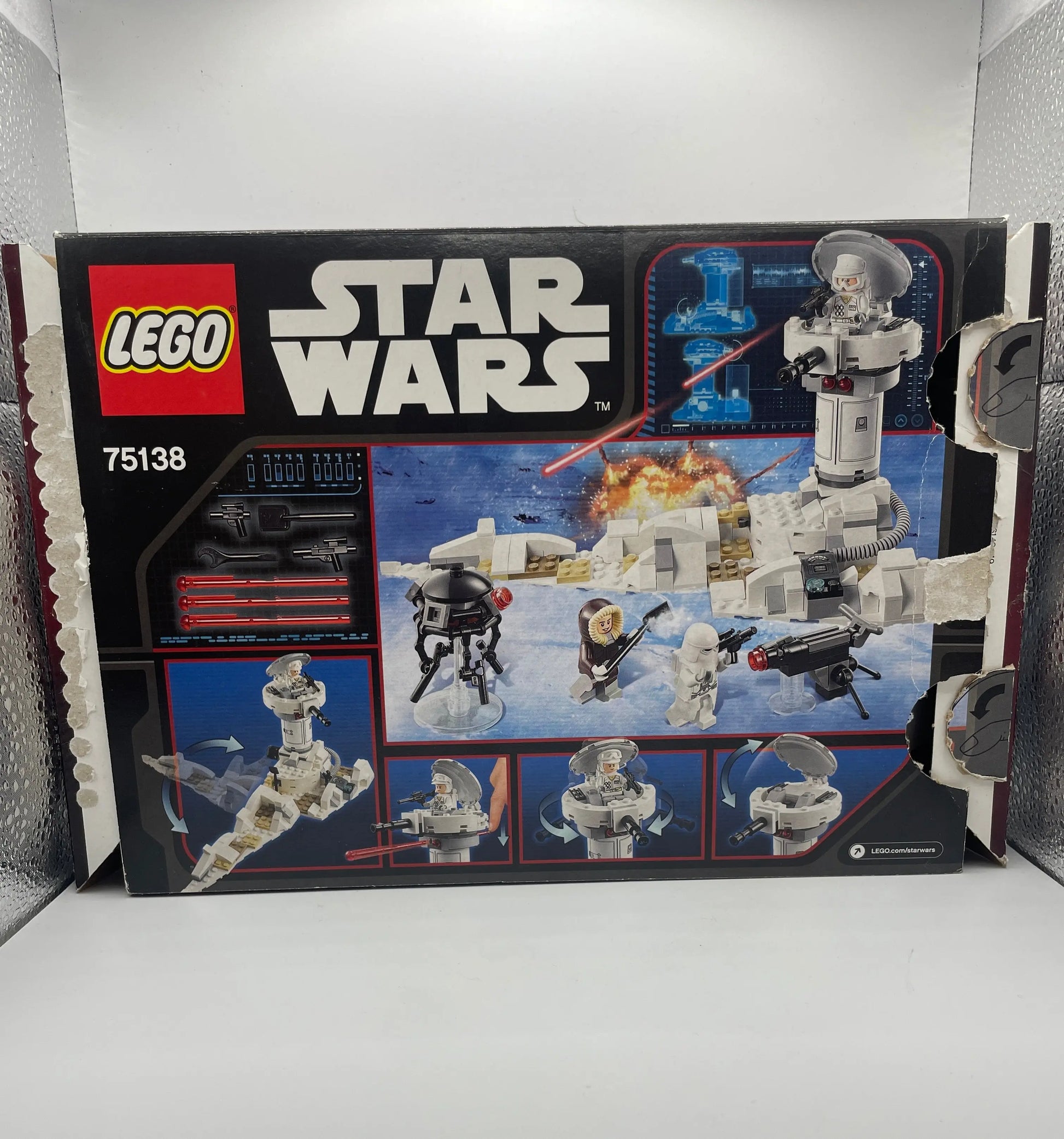 LEGO Star Wars - 75138 Hoth attack, Used 95% Complete, No Imperial Snowtrooper FRENLY BRICKS - Open 7 Days