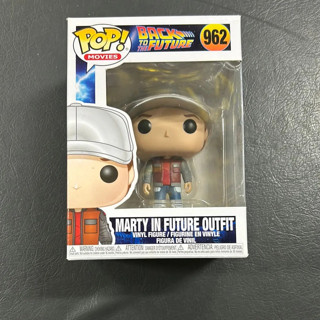 Funko Pop! Movies: Back to the Future - Marty in Future Outfit #962 Vinyl Figure FRENLY BRICKS - Open 7 Days