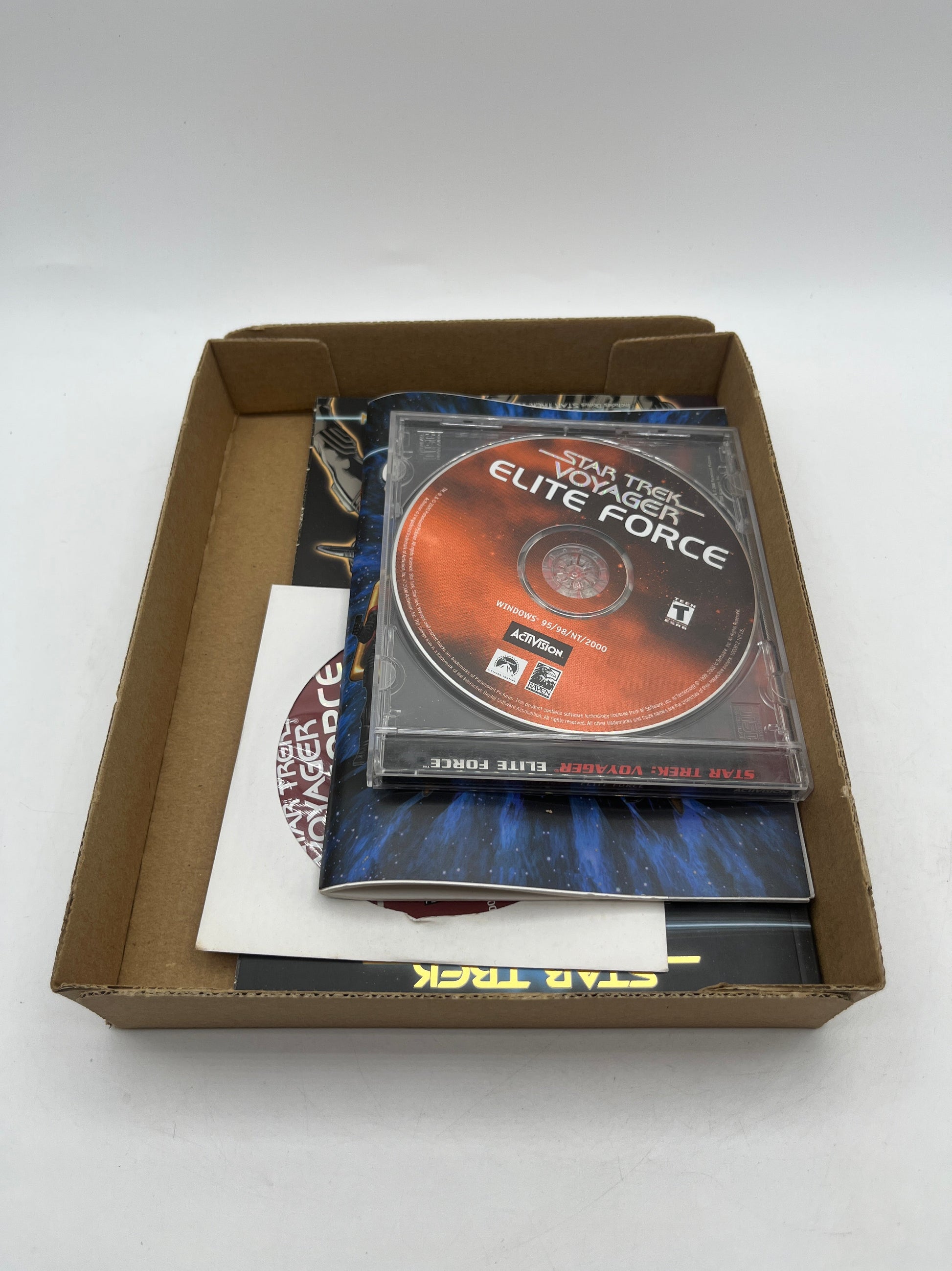 Star Trek Voyager Elite Force Collector's Edition (PC, 2000) - Activision Raven FRENLY BRICKS - Open 7 Days