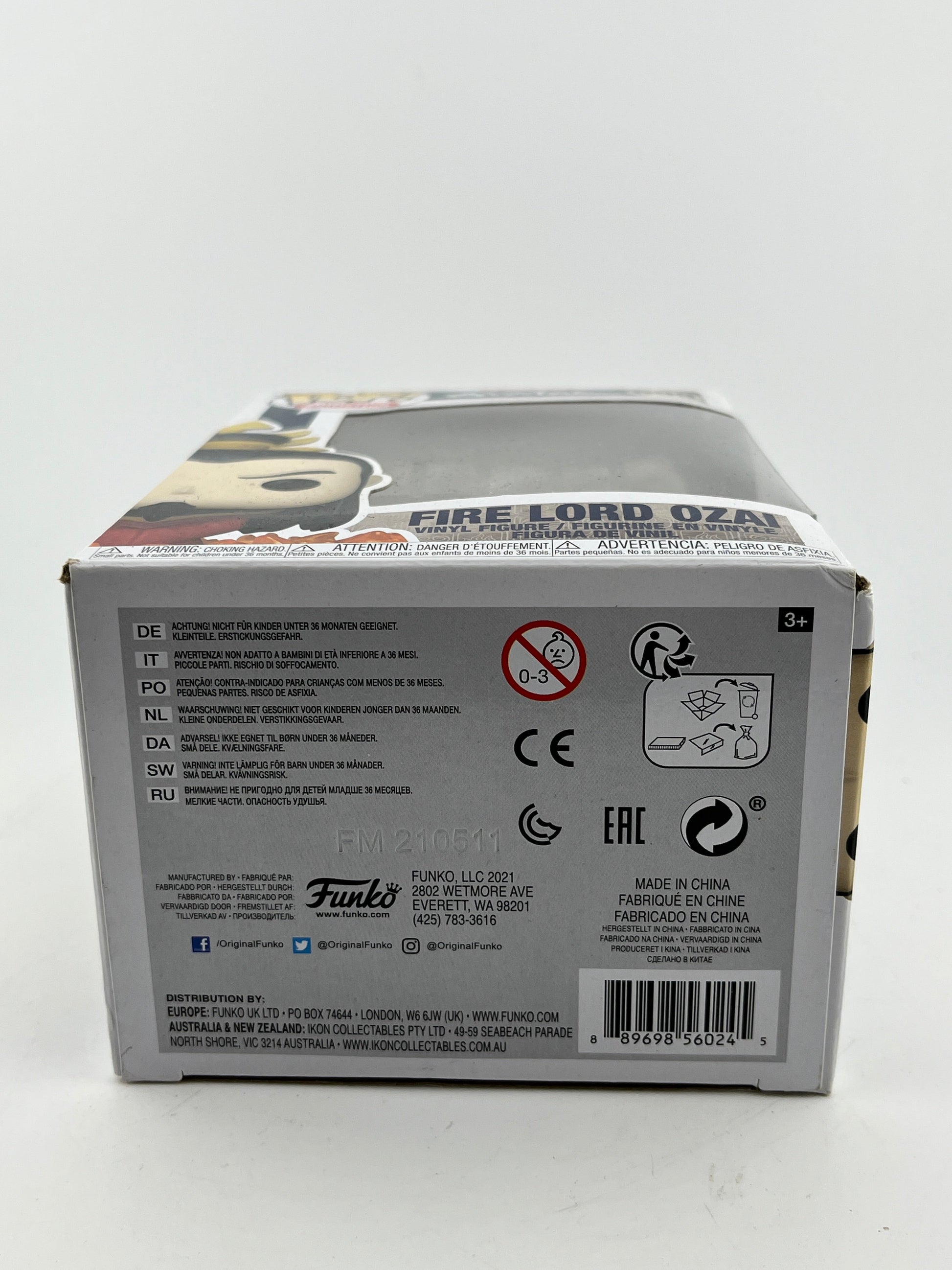 Funko POP! Animation Avatar The Last Airbender - Fire Lord Ozai #999 - Vinyl Collectable FRENLY BRICKS - Open 7 Days