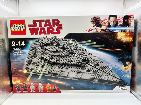 Lego Star Wars - First Order Star Destroyer 75190 - Sealed FRENLY BRICKS - Open 7 Days