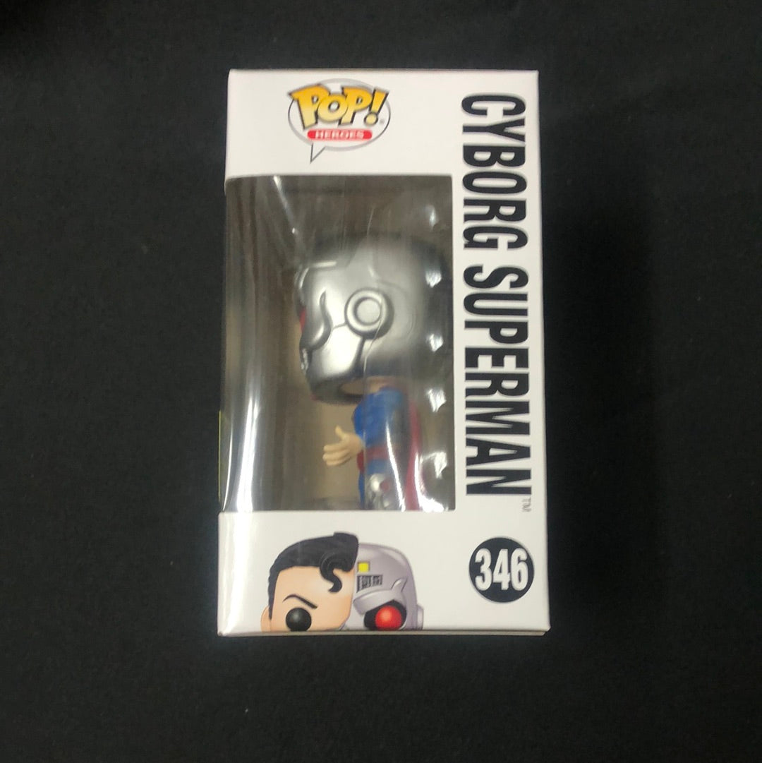 DC Comics Cyborg Superman SDCC 2020 EXC Funko Pop #346 Vinyl FRENLY BRICKS - Open 7 Days