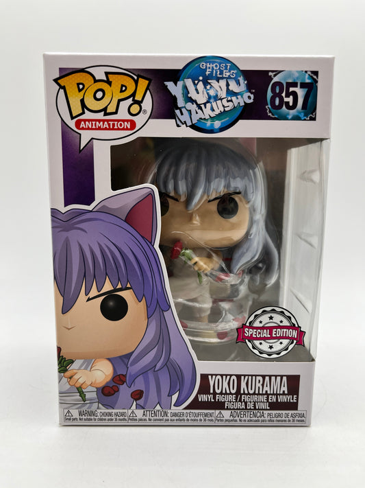 Funko POP! Animation Ghost Files YuYu Makusho - Yoko Kurama #857 - Special Edition FRENLY BRICKS - Open 7 Days