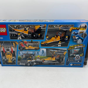 LEGO City 60151  Dragster Transporter New in Box Sealed Retired FRENLY BRICKS - Open 7 Days
