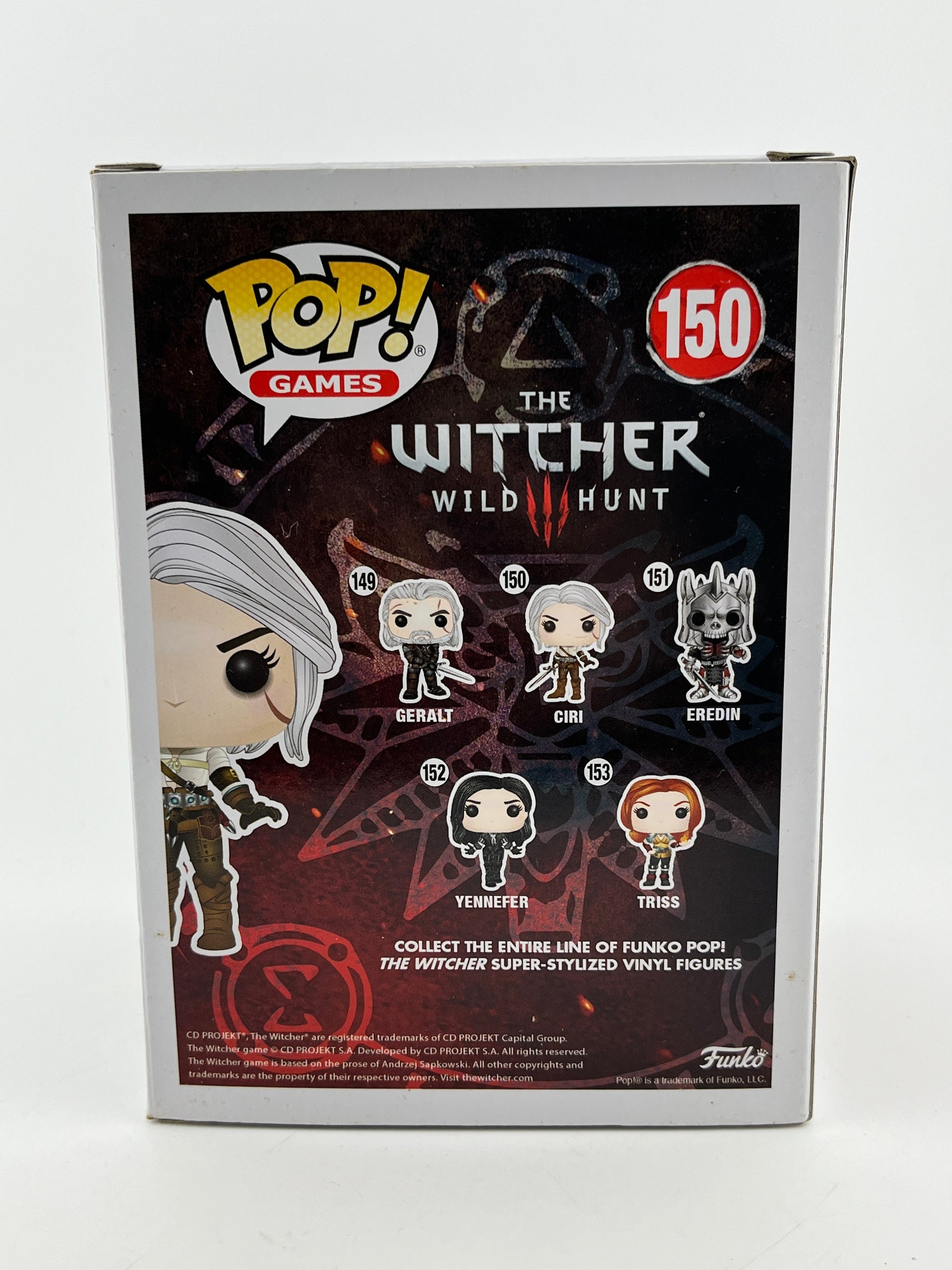 Funko POP! Games The Witcher - Ciri #150 - Vinyl Collectable FRENLY BRICKS - Open 7 Days