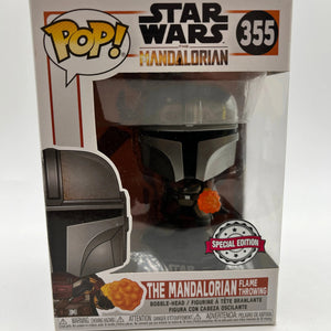 Funko POP! Star Wars The Mandalorian Flame Throwing #355 - Vinyl Collectable FRENLY BRICKS - Open 7 Days
