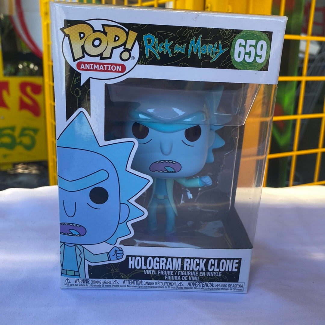 Funko POP! Hologram Rick clone #659 - FRENLY BRICKS - Open 7 Days