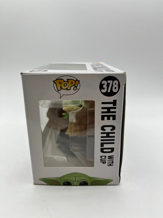 Funko POP! Star Wars The Mandalorian The Child With Cup #378 FRENLY BRICKS - Open 7 Days
