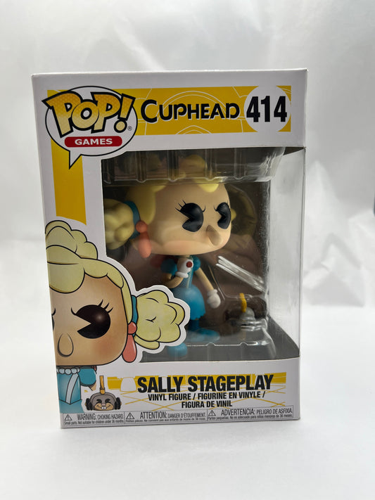 Funko POP! Games Cuphead Sally StagePlay #414 - Vinyl Collectable FRENLY BRICKS - Open 7 Days
