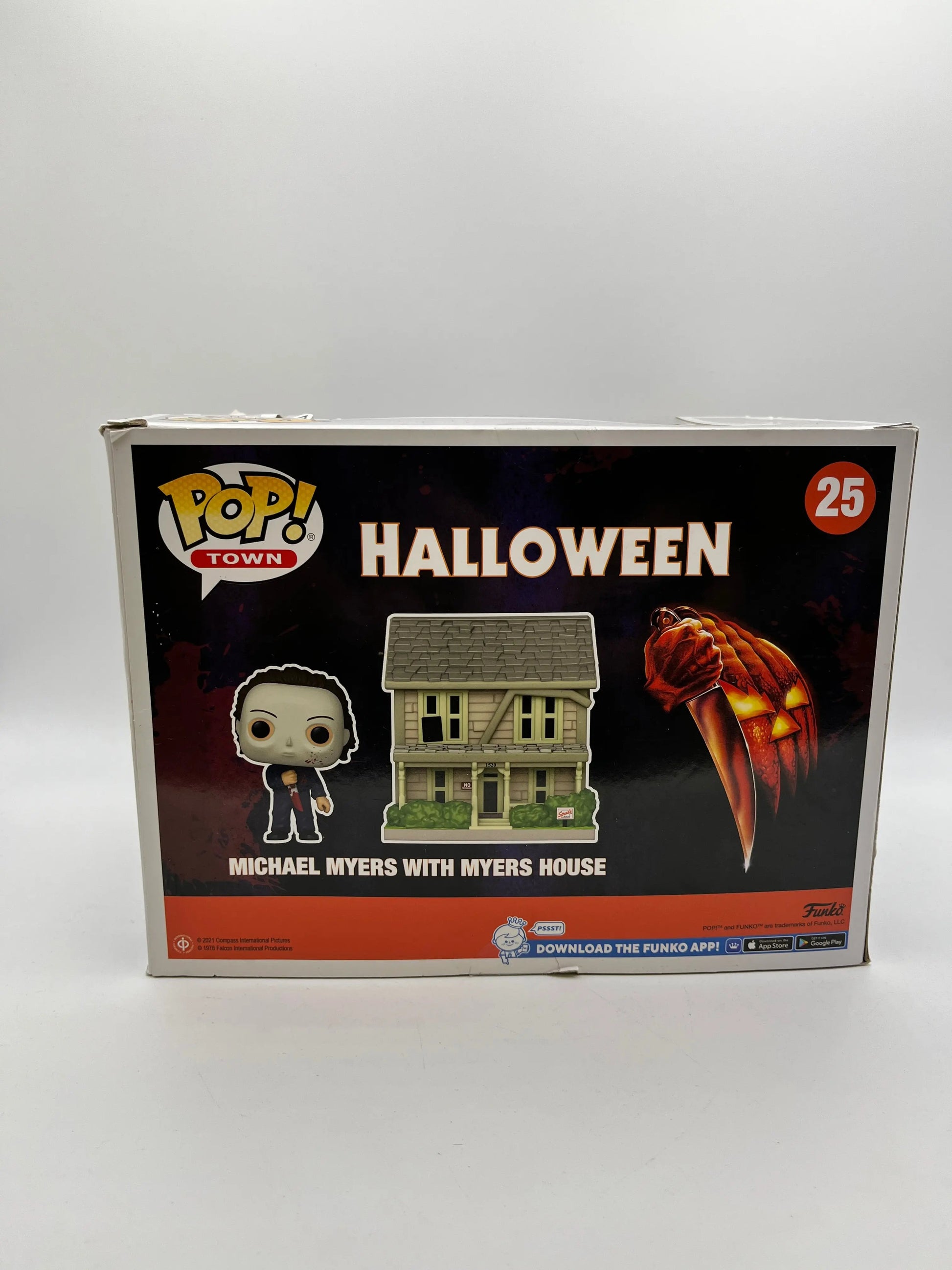 Funko POP! Town - Halloween Micheal Myers With Myers House #25 - Damaged Box FRENLY BRICKS - Open 7 Days