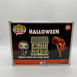 Funko POP! Town - Halloween Micheal Myers With Myers House #25 - Damaged Box FRENLY BRICKS - Open 7 Days