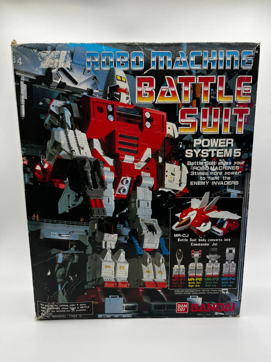 Vintage 1984 Bandai Gobots Robo Machine Battle Suit Power System 5 FRENLY BRICKS - Open 7 Days