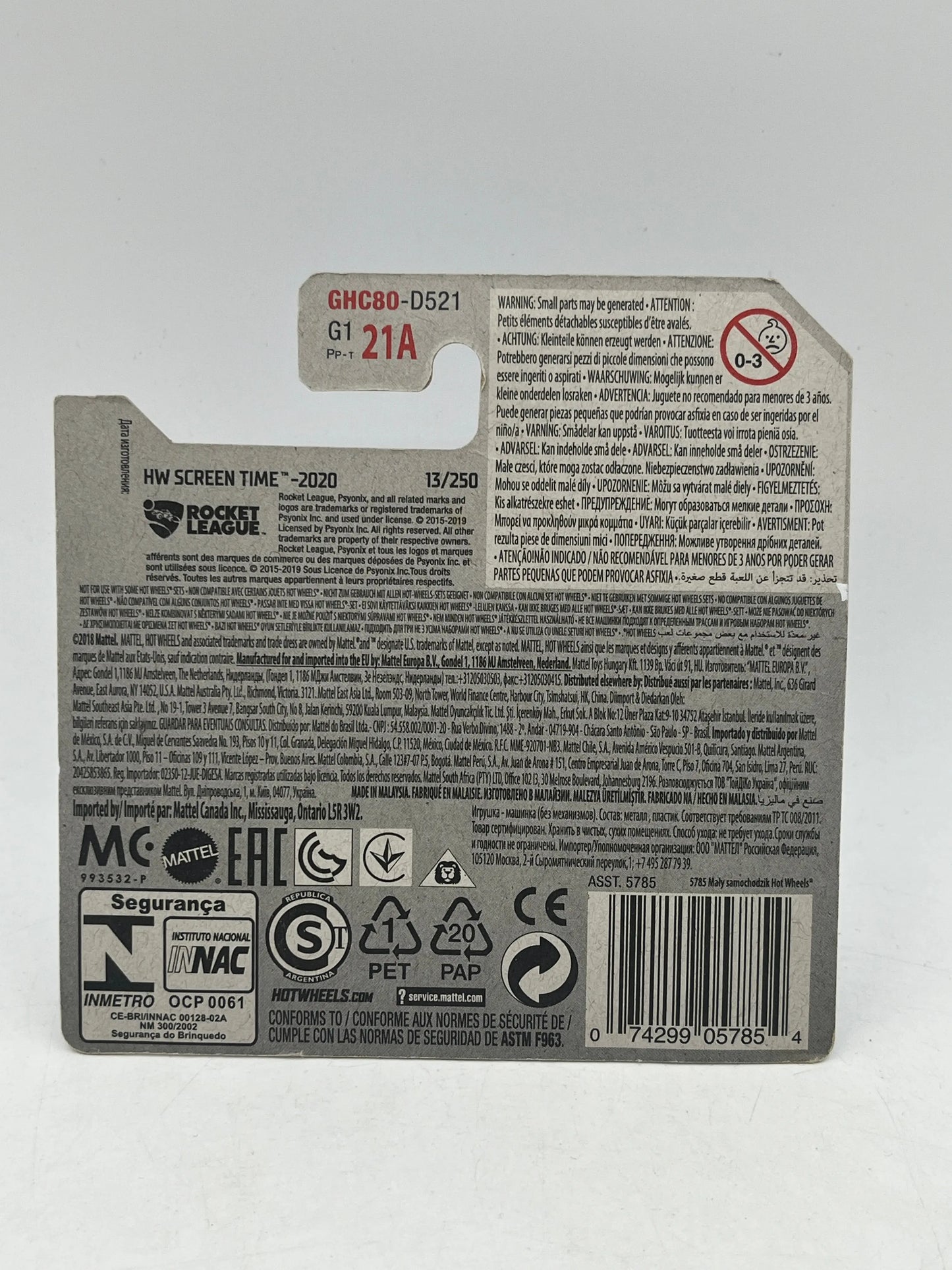 Hot Wheels 2024 HW Screen Time - Rocket League Octane Red 8/10 - Sealed FRENLY BRICKS - Open 7 Days