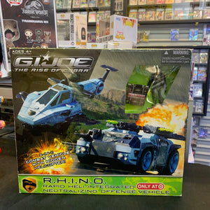 G.I. Joe Rise of Cobra R.H.I.N.O. Rapid Helicopter-Integrated Offense Vehicle FRENLY BRICKS - Open 7 Days