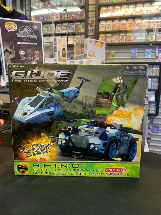 G.I. Joe Rise of Cobra R.H.I.N.O. Rapid Helicopter-Integrated Offense Vehicle FRENLY BRICKS - Open 7 Days