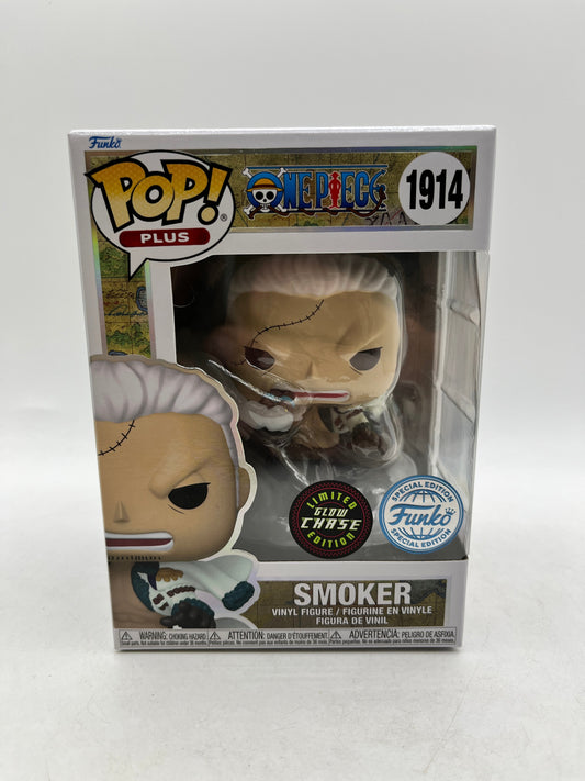 Funko POP! Plus One Piece - Smoker #1914 - Glow Chase - Special Edition FRENLY BRICKS - Open 7 Days