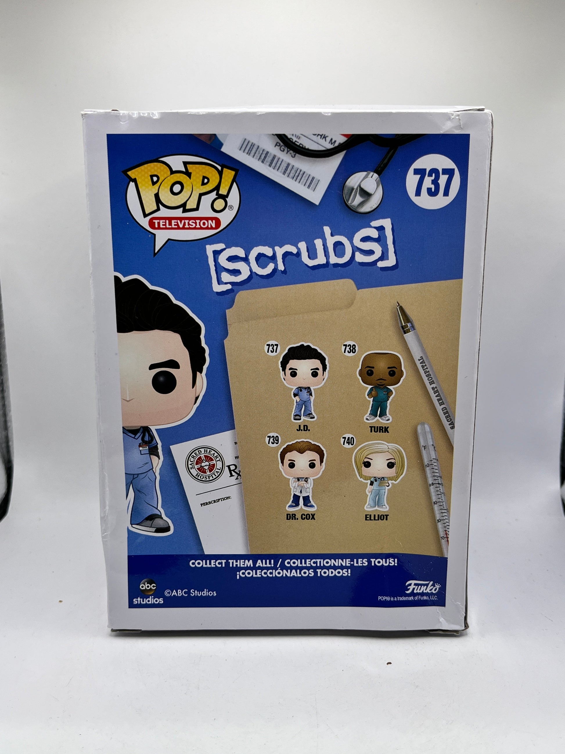 Funko POP! Television [Scrubs] - J.D. #737 - Vinyl Collectable FRENLY BRICKS - Open 7 Days