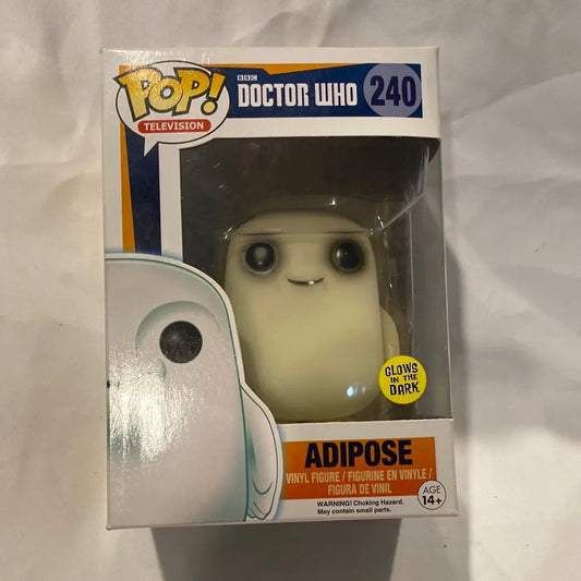 Funko POP! ADIPOSE #240 Dr. WHO - Television - FRENLY BRICKS - Open 7 Days