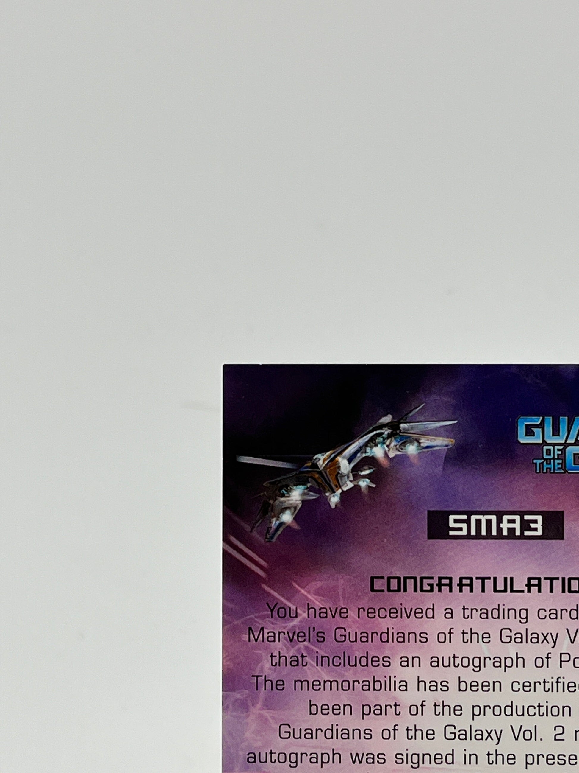 Upper Deck - Marvel Guardians of the Galaxy Volume 2 - Pom Klementieff #SMA3 Auto FRENLY BRICKS - Open 7 Days