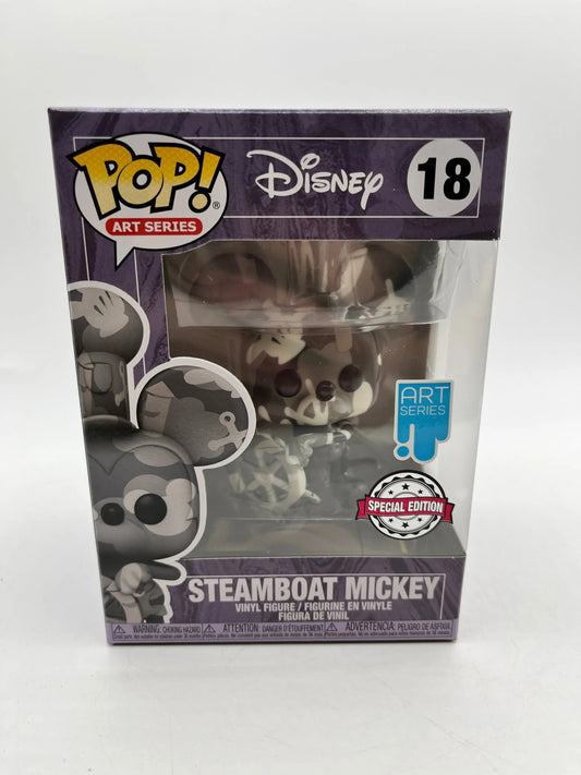 Funko POP! Disney Art Series Limited Edition Steamboat Mickey #18 FRENLY BRICKS - Open 7 Days