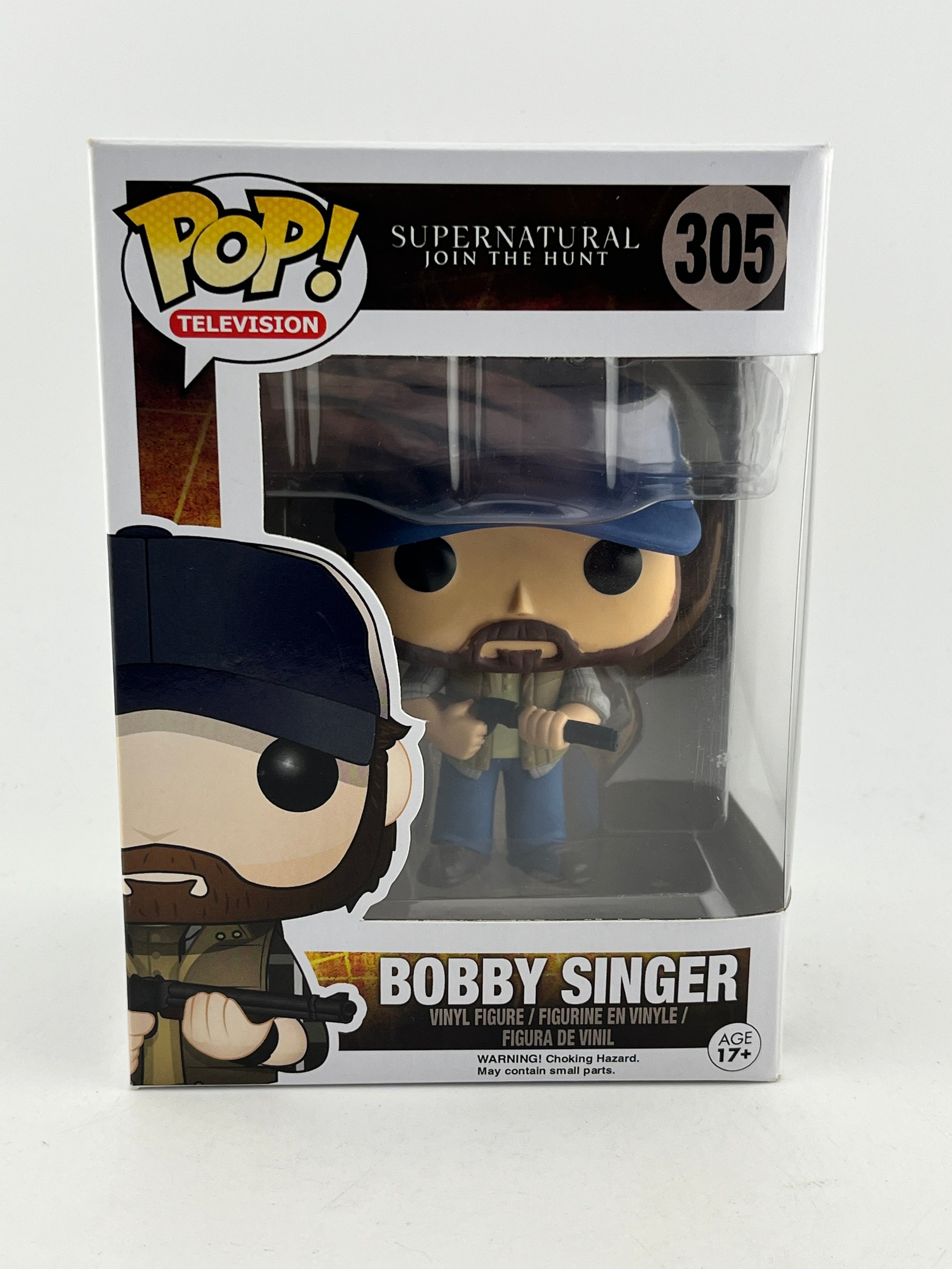 Funko POP! Television Supernatural - Bobby Singer #305 - Vinyl Collectable FRENLY BRICKS - Open 7 Days