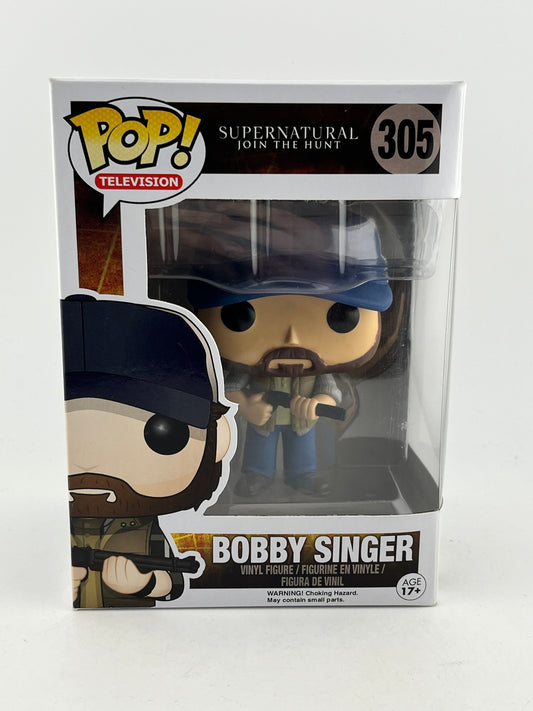 Funko POP! Television Supernatural - Bobby Singer #305 - Vinyl Collectable FRENLY BRICKS - Open 7 Days