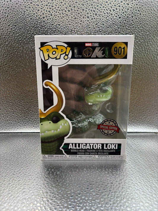 Funko pop vinyl #901 marvel Alligator Loki FRENLY BRICKS - Open 7 Days