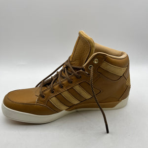 Adidas Tan Brown Leather High Top Shoes - Men’s US 10.5 - Used FRENLY BRICKS - Open 7 Days