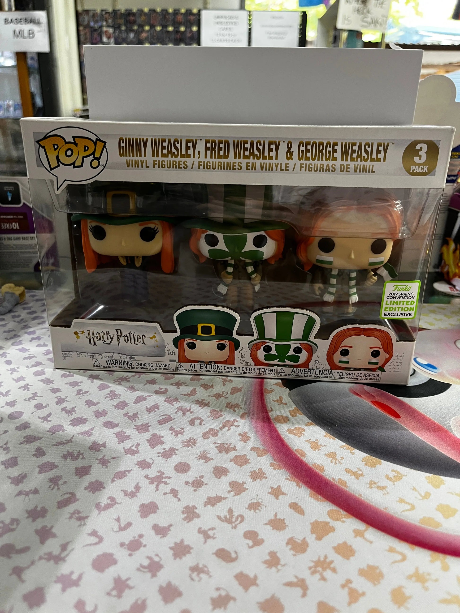 Funko Pop Vinyl Harry Potter Ginny, Fred, & George Weasley ( 3 pack ) FRENLY BRICKS - Open 7 Days