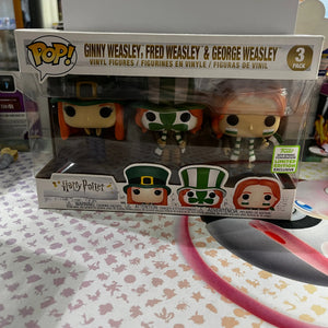 Funko Pop Vinyl Harry Potter Ginny, Fred, & George Weasley ( 3 pack ) FRENLY BRICKS - Open 7 Days