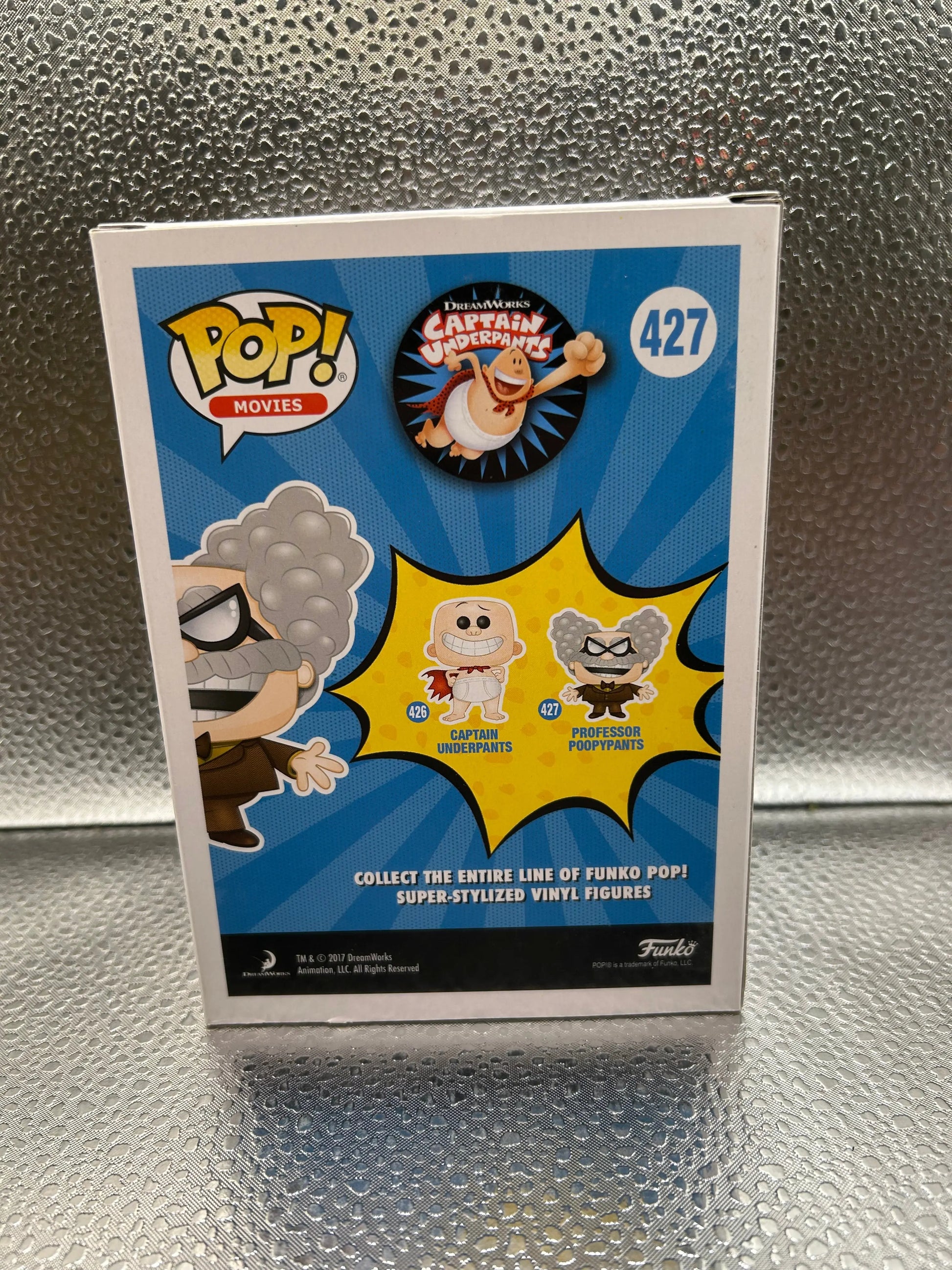 Funko Pop #427 Movies Captain Underpants Professor Poopypants FRENLY BRICKS - Open 7 Days