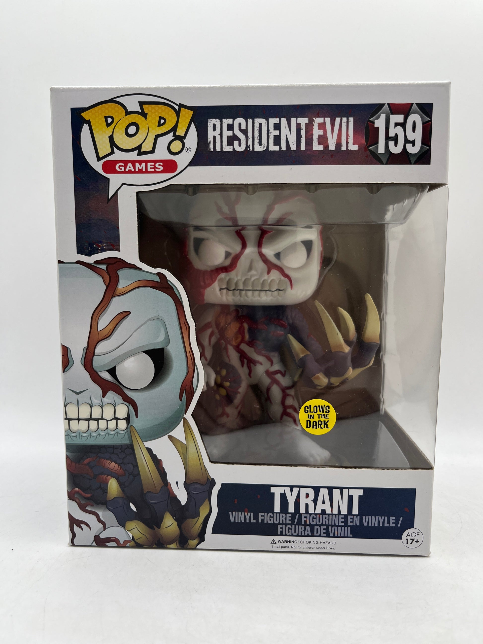 Pop! Funko Tyrant #159 Resident Evil 6" Glow In The Dark Exclusive Vaulted FRENLY BRICKS - Open 7 Days