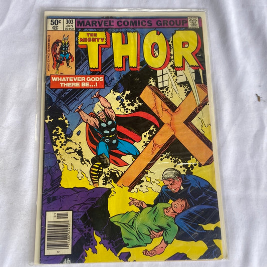 Marvel Comics : The Mighty Thor! #303 FRENLY BRICKS - Open 7 Days