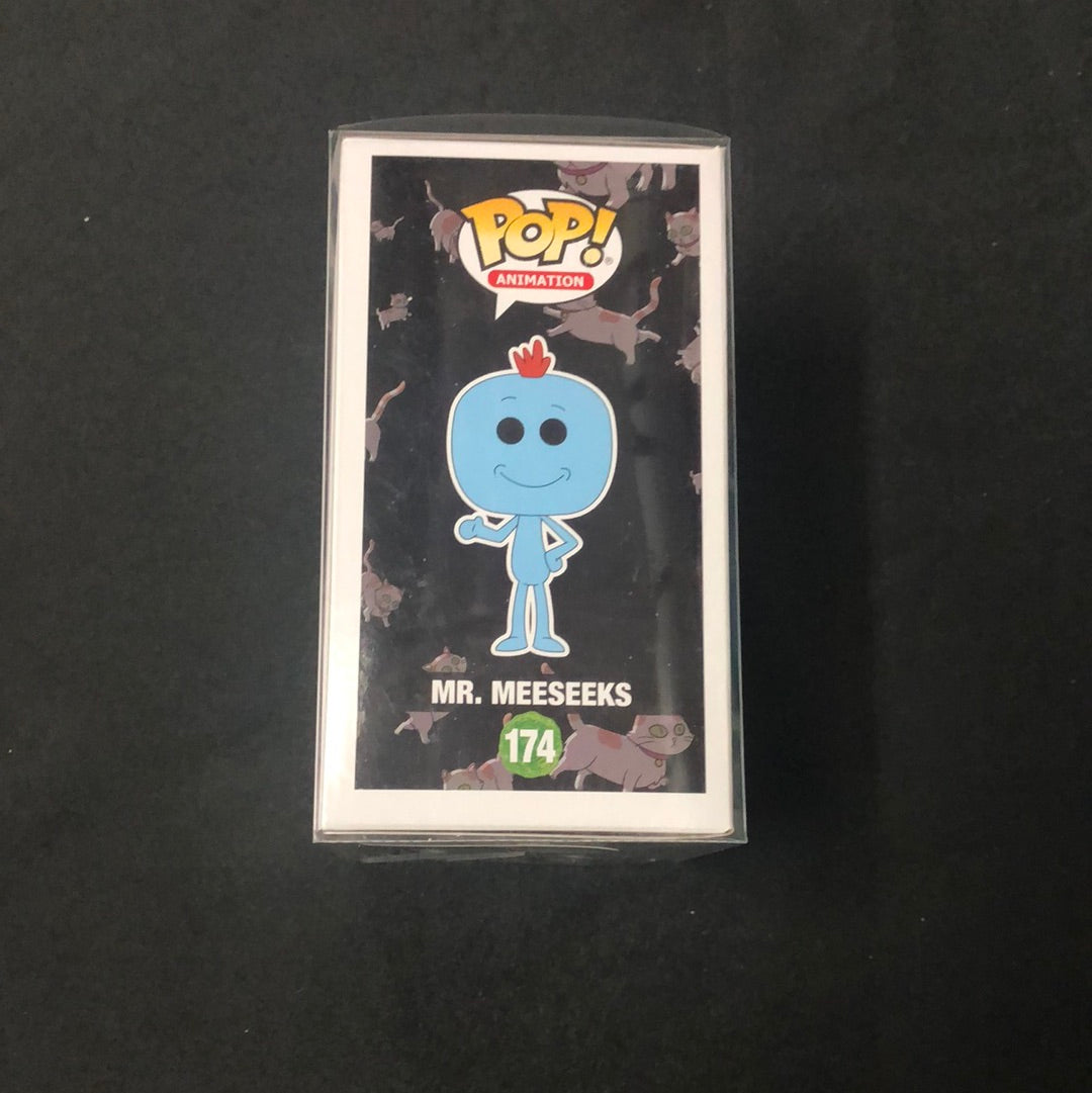 Funko Pop! Animation: Rick & Morty #174 Mr. Meeseeks Vinyl Action Figure CHASE EDITION FRENLY BRICKS - Open 7 Days