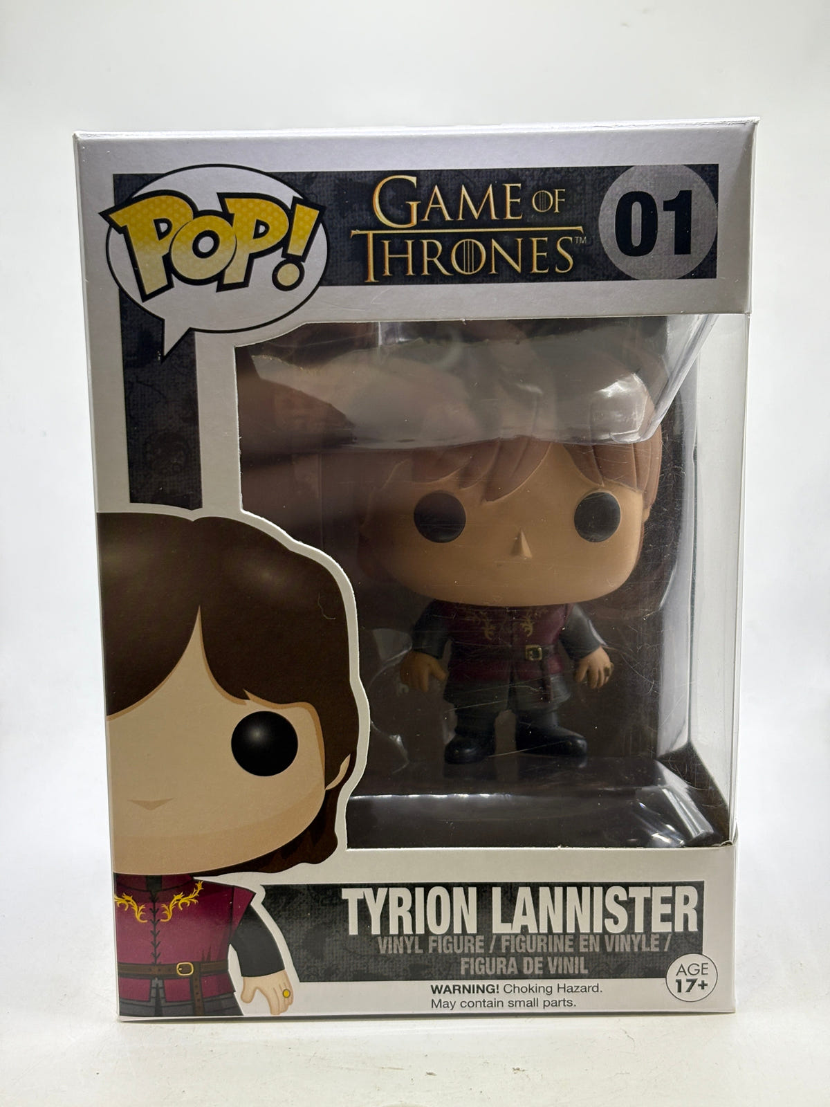 Funko POP! Game of Thrones #01 Tyrion Lannister Vinyl Figure, front of box image 1