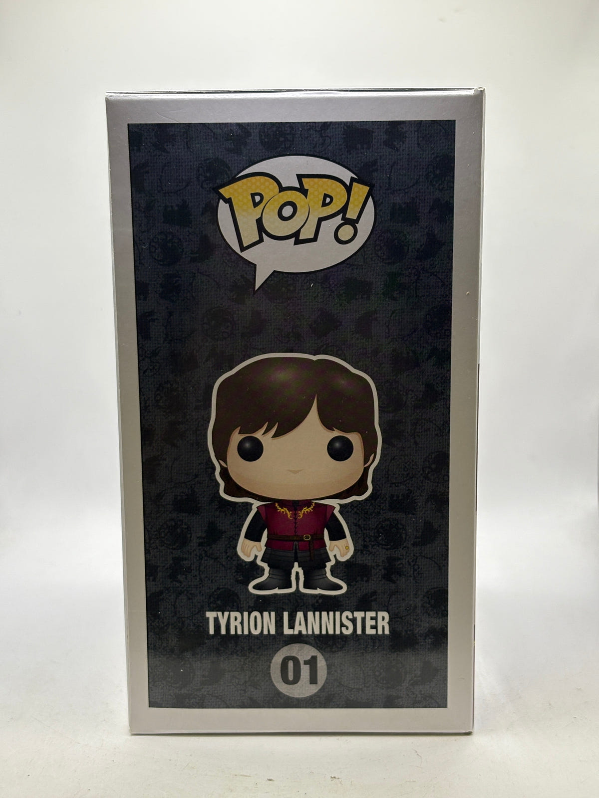 Funko POP! Game of Thrones #01 Tyrion Lannister Vinyl Figure, illustrated side of box image 4