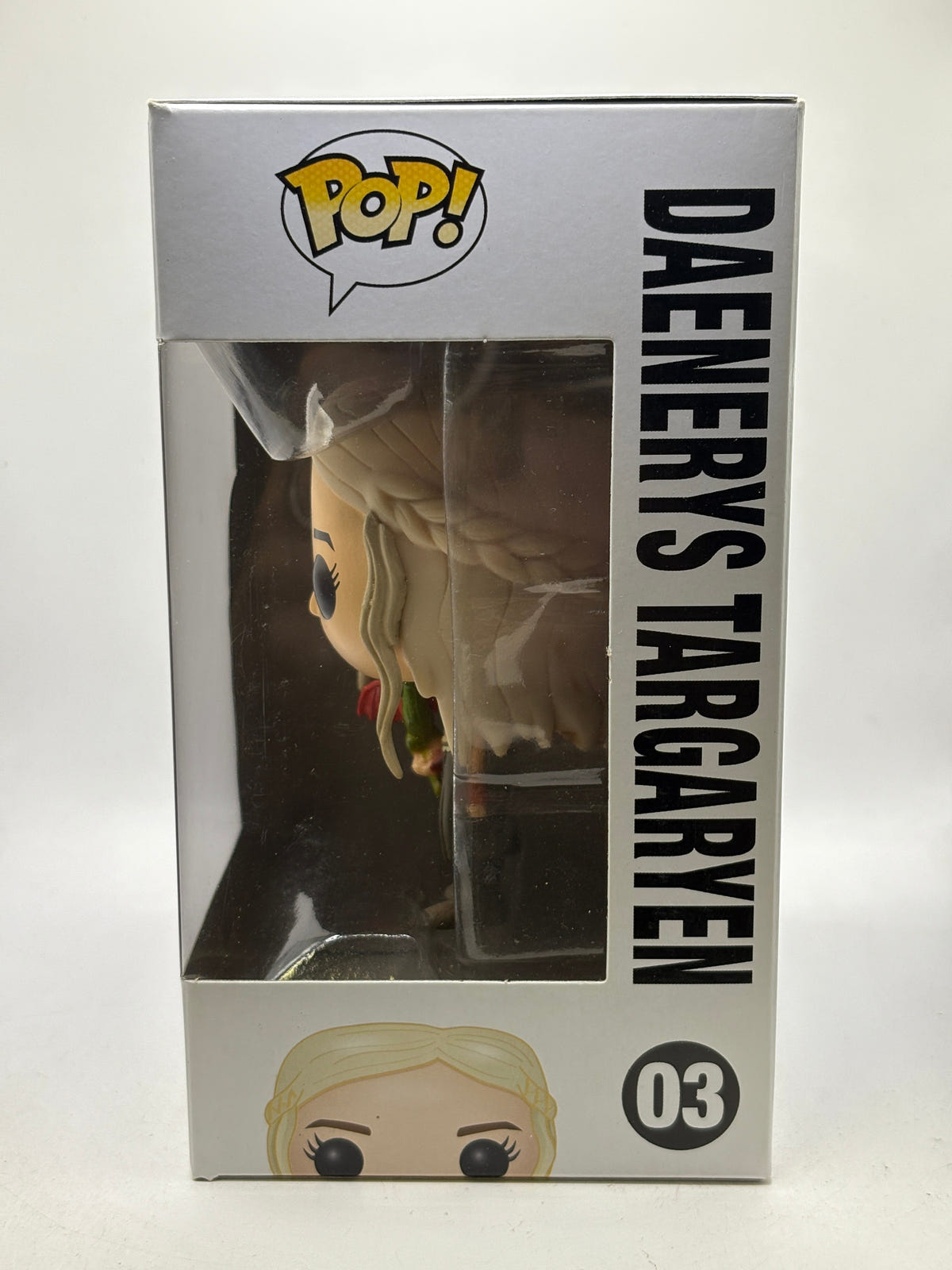 Funko POP! Game of Thrones #03 Daenerys Targaryen Vinyl Figure, window side of box image 2