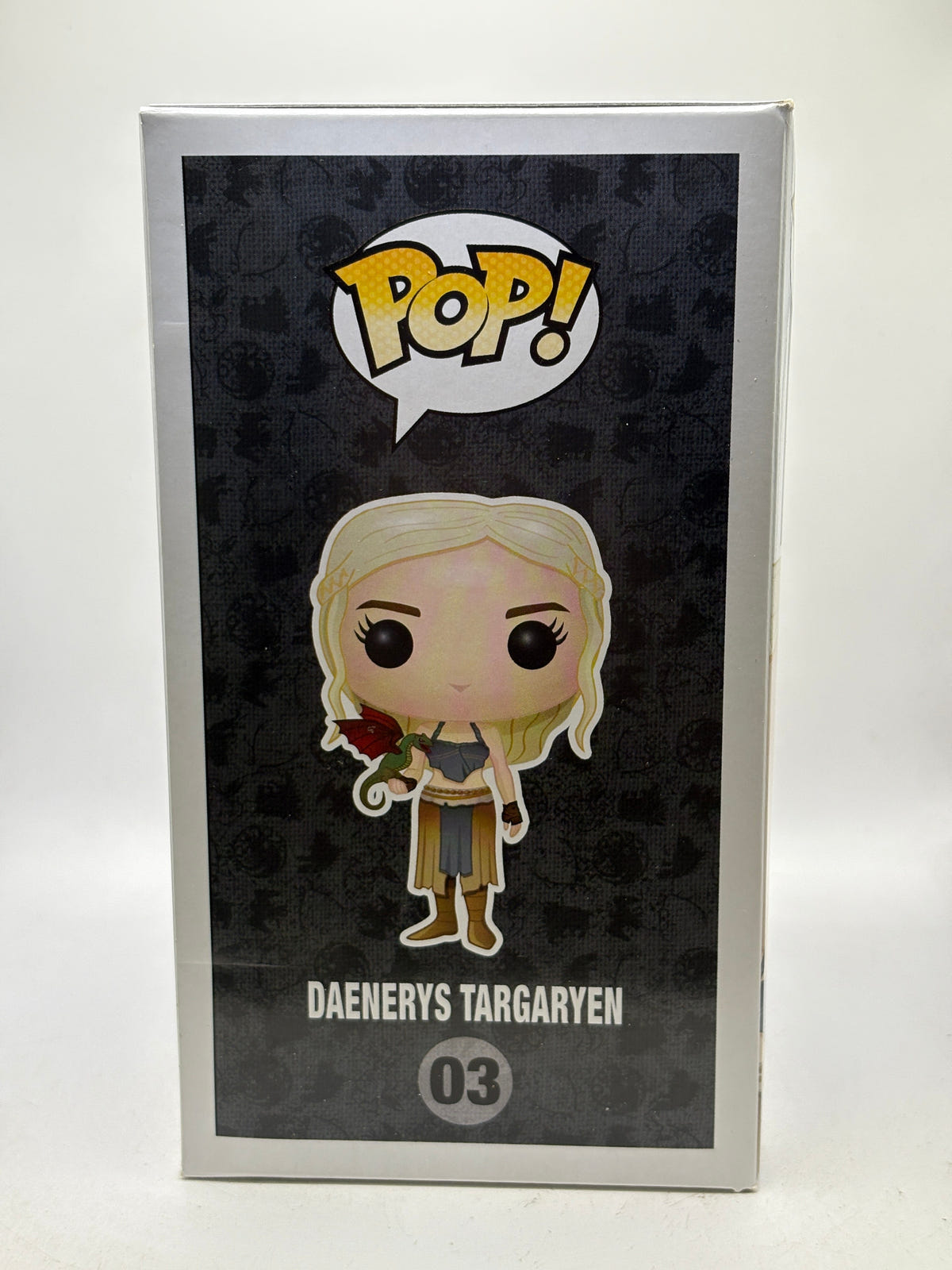 Funko POP! Game of Thrones #03 Daenerys Targaryen Vinyl Figure, illustrated side of box image 4