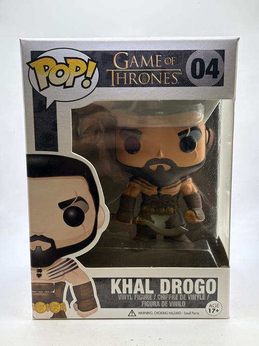 Funko POP! Game of Thrones #04 Khal Drogo Vinyl Figure, front of box