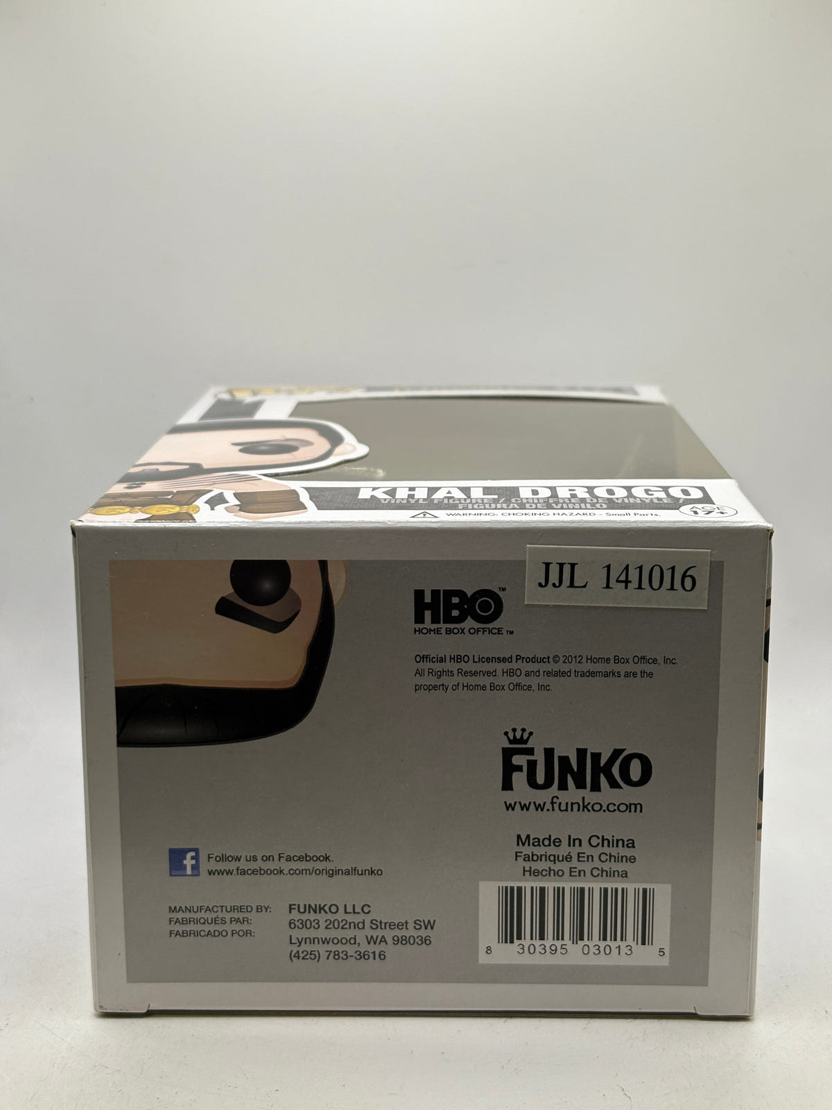 Funko POP! Game of Thrones #04 Khal Drogo Vinyl Figure, bottom of box image 6