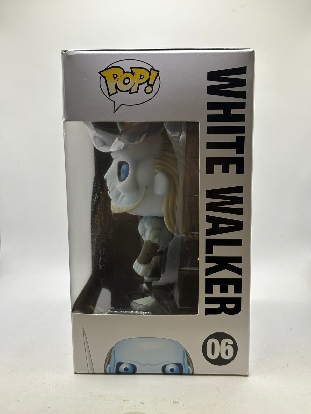 Funko POP! Game of Thrones #06 White Walker Vinyl Figure, window side of box image 2