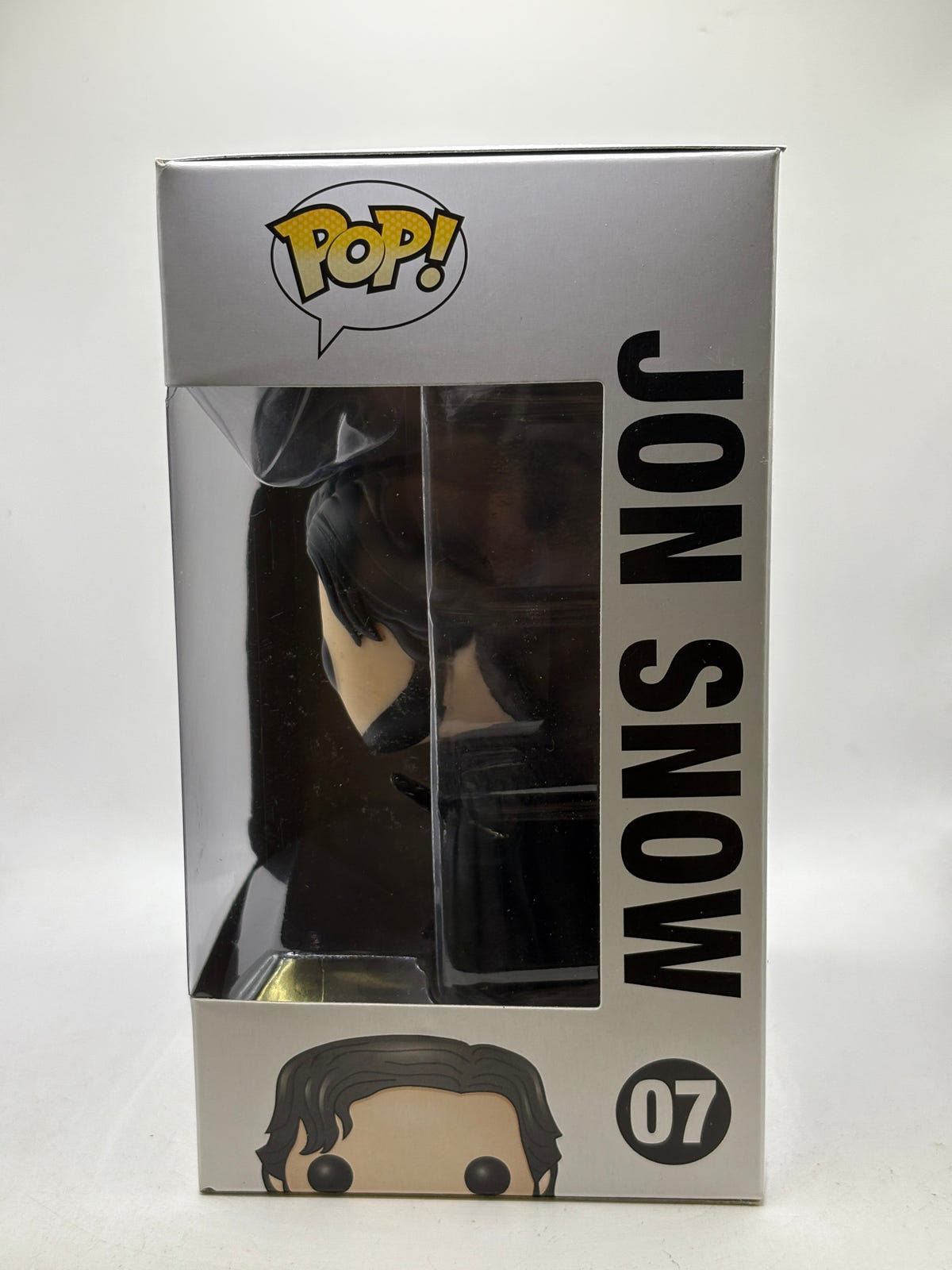 Funko POP! Game of Thrones #07 Jon Snow Vinyl Figure, window side of box image 2
